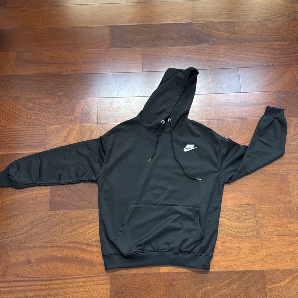 Nike Youth M Black Hoodie; Dri-Fit